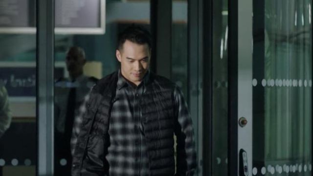 Vest Down Jacket in black worn by Dr. Adam Yuen (Jason Wong) as seen in Silent Witness TV series outfits (Season 24 Episode 6)