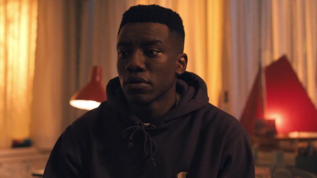 Champions Hoodie Pullover worn by Cooper Clay (Chibuikem Uche) as seen in One of Us Is Lying (S01E08)