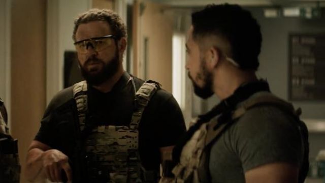 Tactical Shooting Glasses worn by Sonny Quinn (A. J. Buckley) in SEAL Team TV series (Season 4 Episode 13)
