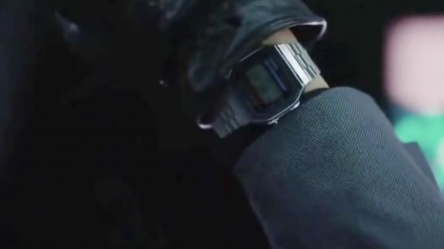 The watch Casio A168 of Front man (Lee Byung-hun) in Squid Game (Season 1 Episode 7)