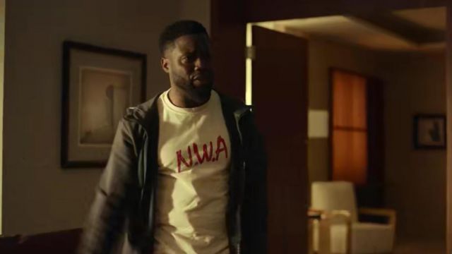 NWA T-Shirt worn by Kid (Kevin Hart) in True Story TV show outfits (S01E01)