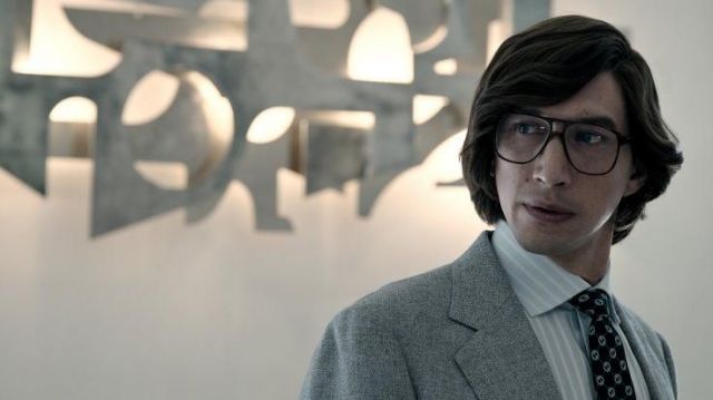 Eyeglasses worn by Maurizio Gucci (Adam Driver) as seen in House of Gucci movie
