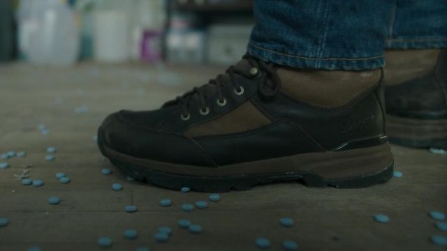 Danner boots in brown worn by Dexter Morgan (Michael C. Hall) as seen in Dexter: New Blood TV series wardrobe (Season 1 Episode 5)