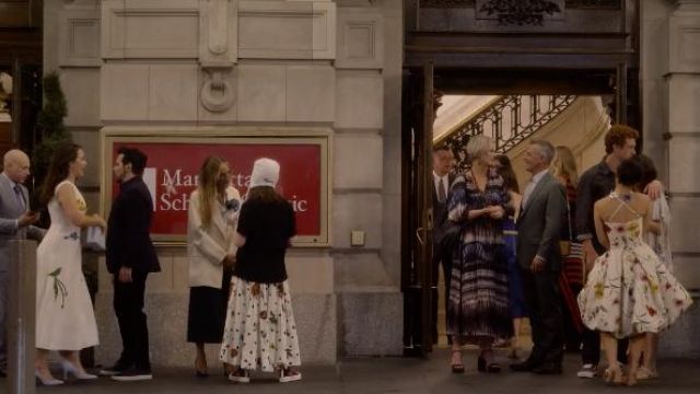Gianvito Rossi &quot;Lena&quot; sandales à plateforme portées par Miranda Hobbs (Cynthia Nixon) comme on le voit dans And Just Like That… (S01E01)
