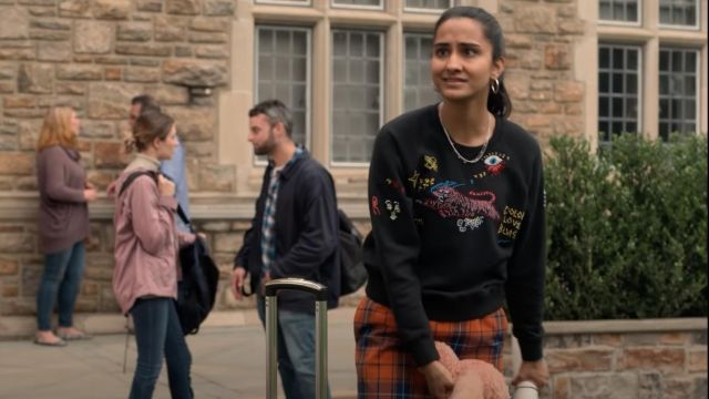 Orange Plaid Skirt worn by Bela Malhotra (Amrit Kaur) in The Sex Lives of College Girls (S01E07)