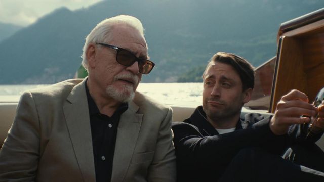Persol sunglasses worn by Logan Roy (Brian Cox) as seen in Succession Tv series outfits (Season 3 Episode 9)