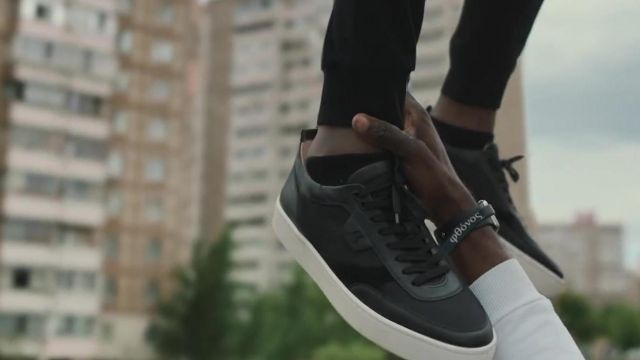 Sneakers Christian Louboutin worn by Ninho in the clip Millions with No Limit and Orelsan