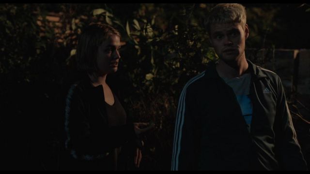 Adidas Track Jacket worn by Noah (Bobby Schofield) as seen in Locked Down movie