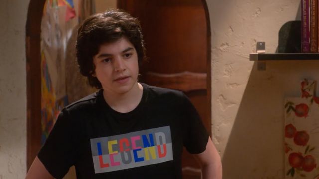 Legend T-Shirt worn by Anthony LaRusso (Griffin Santopietro) in Cobra Kai TV show clothes (Season 4 Episode 8)