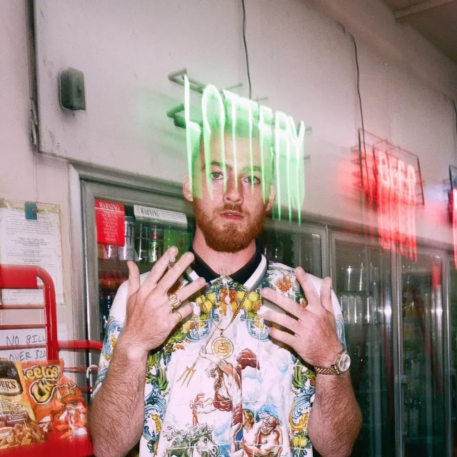 Dolce & Gabbana Printed Polo shirt worn by Angus Cloud from Euphoria on his Instagram account @anguscloud