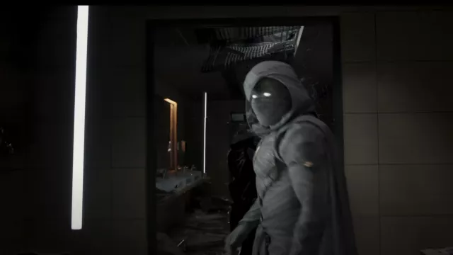Moon Knight Costume Cosplay worn by Marc Spector (Oscar Isaac) as seen in Moon Knight Clothes (Season 1)