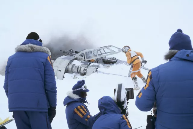 Blue Parka Jacket used by Filming crew on The Empire Strikes Back set from Star Wars