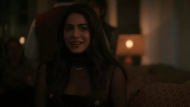 Sheer mesh turtleneck worn by Lily Diaz (Emeraude Toubia) in With Love ...