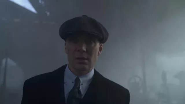 Tweed Hat Cap worn by Thomas Shelby (Cillian Murphy) as seen in Peaky Blinders TV series outfits (Season 6)