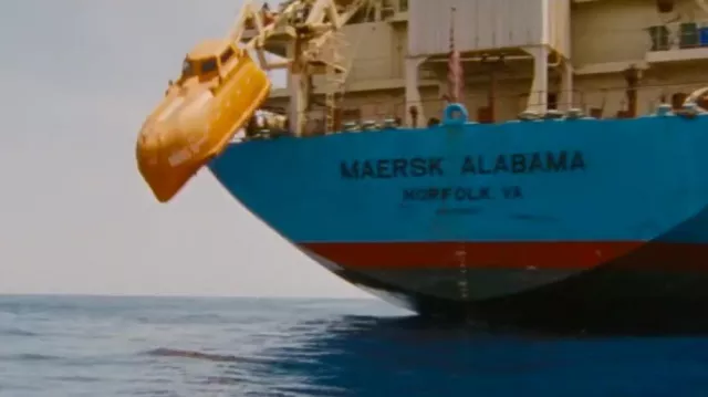 Maersk Alabama Lifeboat used by Captain Richard Phillips (Tom Hanks) in Captain Phillips movie