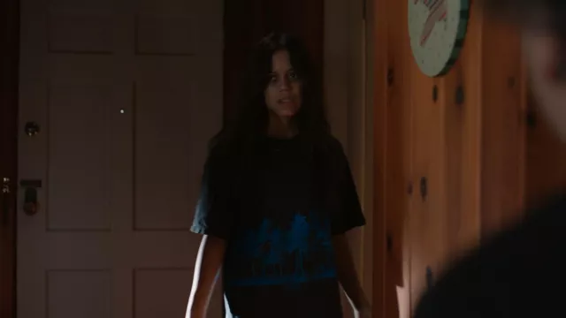 Palms Tree T-Shirt worn by Vada Cavell (Jenna Ortega) in The Fallout movie outfits