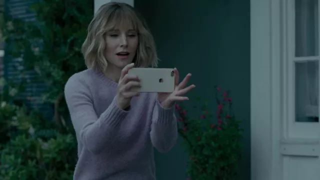 J.Crew Crewneck Sweater In Wisterial Multi Heather worn by Anna (Kristen Bell) as seen in The Woman in the House Across the Street from the Girl in the Window (S01E02)