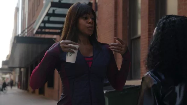 LNDR Cosmos Sports Bra worn by Kacy Duke (Laverne Cox) as seen in Inventing Anna TV show outfits (Season 1 Episode 2)