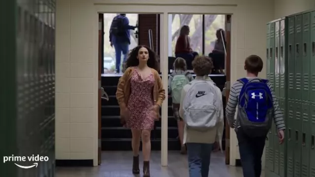 Floral Printed Dress worn by Emma (Jenny Slate) as seen in I Want You Back  movie outfits
