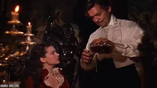 Decantador de whisky crystal utilizado por Rhett Butler (Clark Gable) en Lo que el viento se llevó