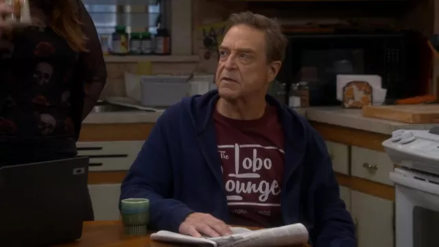 The Lobo Lounge T-Shirt worn by Dan Conner (John Goodman) in The Conners TV series (S04E13)