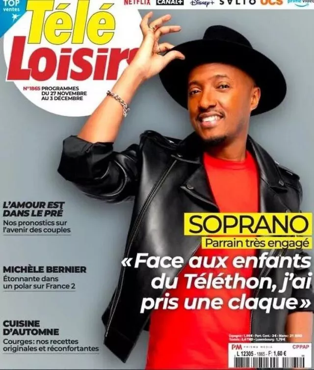 The hat worn by Soprano on the cover of Télé Loisirs