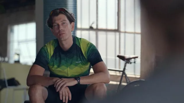 Baleaf Sports Cycling Jersey Top worn by Cycling Onesie VC (Ryan Ashton) as seen in The Dropout (S01E02)
