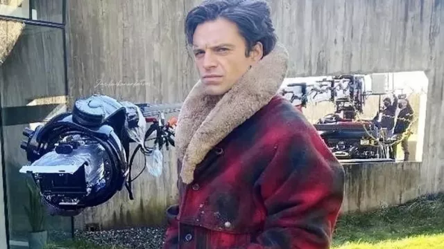 Wool Shearling Lined Coat worn by Steve (Sebastian Stan) on Fresh movie set