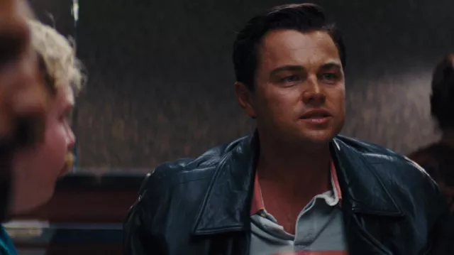Striped Polo Shirt worn by Jordan Belfort (Leonardo DiCaprio) in The Wolf of Wall Street movie wardrobe