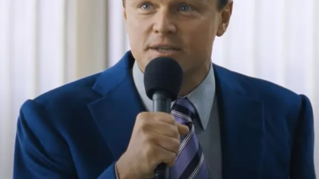 Blue suit Jacket worn by Jordan Belfort (Leonardo DiCaprio) in The Wolf of Wall Street