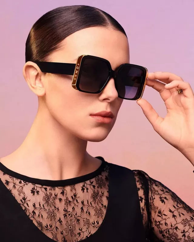Louis Vuitton LV Moon sunglasses worn by Millie Bobby Brown on her Instagram account @milliebobbybrown