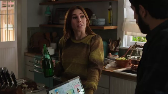 Rodebjer Tahra Sweater worn by Annie Mouradian (Zosia Mamet) in The Flight Attendant (S02E06)