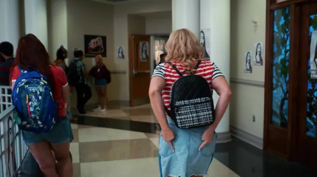 Badgley Mischka Backpack worn by Stephanie (Rebel Wilson) as seen in Senior Year