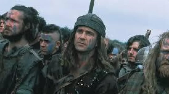 Leather helmet worn by William Wallace (Mel Gibson) in Braveheart