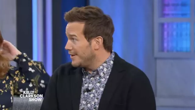 Ted Baker Floral Printed Shirt worn by Chris Pratt as seen in The Kelly Clarkson Show on June 9, 2022