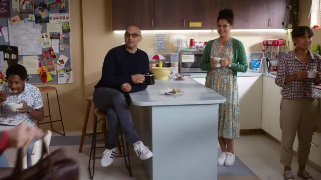 Adidas Originals Superstar Sneakers worn by Mohsin Raza (Usman Ally) as seen in God's Favorite Idiot TV show (S01E01)