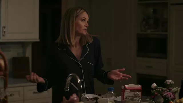 Eberjey Pajamas set worn by Susannah (Rachel Blanchard) as seen in The Summer I Turned Pretty TV show outfits (Season 1 Episode 1)