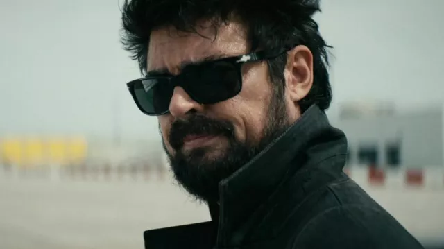 Persol Black Sunglasses worn by Billy Butcher (Karl Urban) as seen in The Boys TV series wardrobe (S03E05)