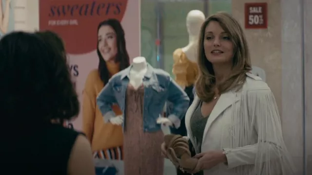 [blanknyc] Ve­g­an Leather Mo­tor­cy­cle worn by Janine (Leila George) as seen in Animal Kingdom (S06E03)