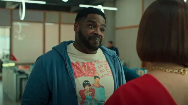 Urban Outfitters YuYu Hakusho Group Tee worn by Howard (Ron Funches) as seen in Loot (S01E01)