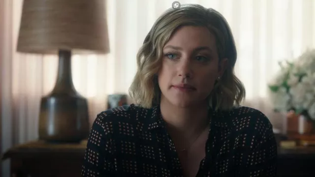 Massimo Dutti Flowing Printed Shirt worn by Betty Cooper (Lili Reinhart) as seen in Riverdale (S06E17)