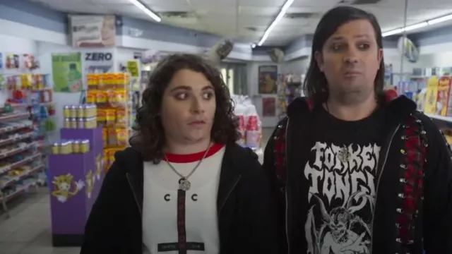 Forked Tongue T-shirt worn by Elias (Trevor Fehrman) in Clerks III movie