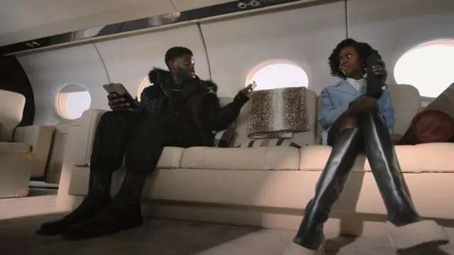 Buffalo Vegan Sveja Boots portées par Zenzi Fullington (Ashleigh Murray) comme on le voit dans Tom Swift (S01E02)