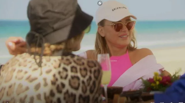Logo-embroidered Baseball Cap by Balenciaga worn by Diana Jenkins as seen in The Real Housewives of Beverly Hills (S12E06)