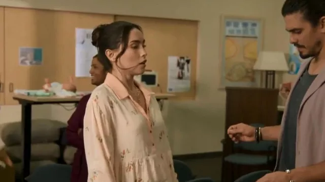 Out From Under Carina Babydoll Romper worn by Isabella Tavez (Priscilla Quintana) as seen in Good Trouble (S04E05)