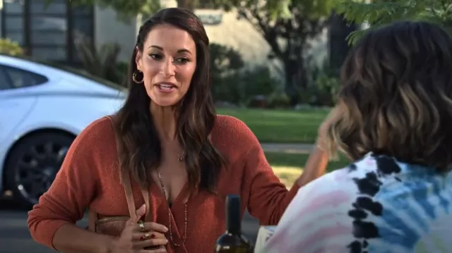 L'Agence Blair Crossover Top worn by Amy (Angelique Cabral) as seen in Maggie (S01E05)