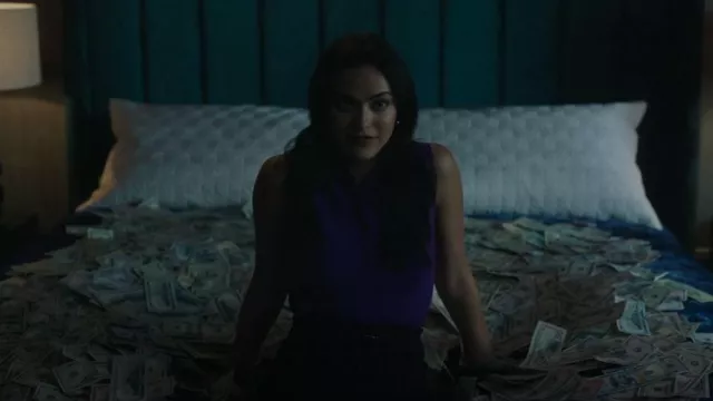 Nº21 Polo découpé sans manches porté par Veronica Lodge (Camila Mendes) vu dans Riverdale (S06E01)