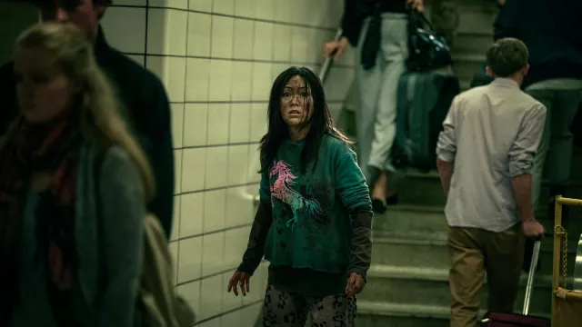 Green hoodie with Unicorn "Nothing is Impossible" worn by The Female (Karen Fukuhara) in The Boys TV series (Season 1 Episode 4)