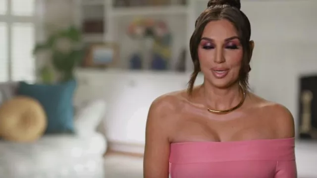 House Of Cb Na­dine dress worn by Leva Bonaparte as seen in Southern Charm (S08E02)