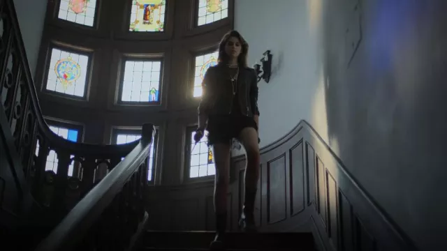 Dr. Martens 1B60 Virginia Leather Knee High Boots worn by Ruby (Kaia Jordan Gerber) as seen in American Horror Stories (S01E02)